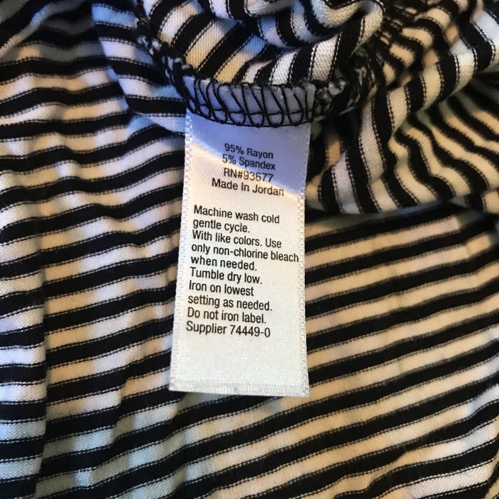 a.n.a Striped Shirt - Picture 4 of 6